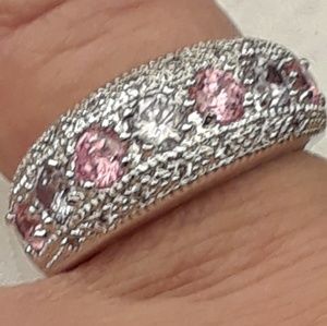 🔥SALE🔥 NWT! Kunzite + Amethyst .925 Ring + gift